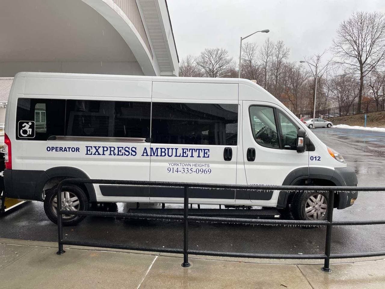 Express Ambulette van with accessible lift