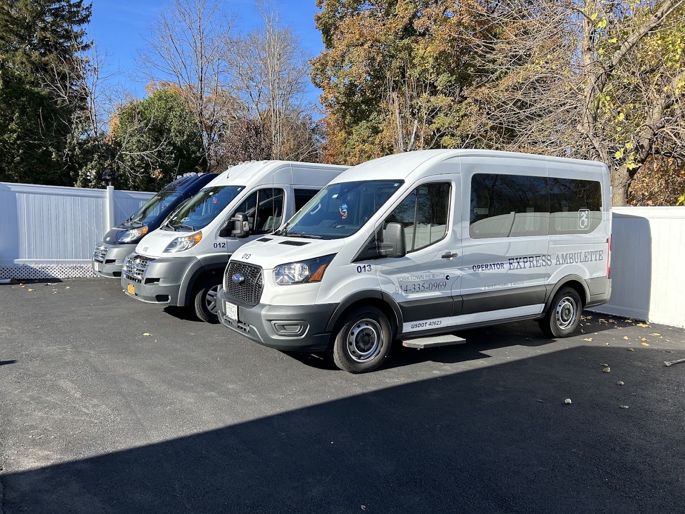 Express Ambulette van exterior view